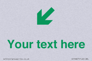 Custom Safe Condition inverse: Green Down left right arrow